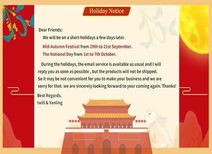 Thông báo ngày lễ